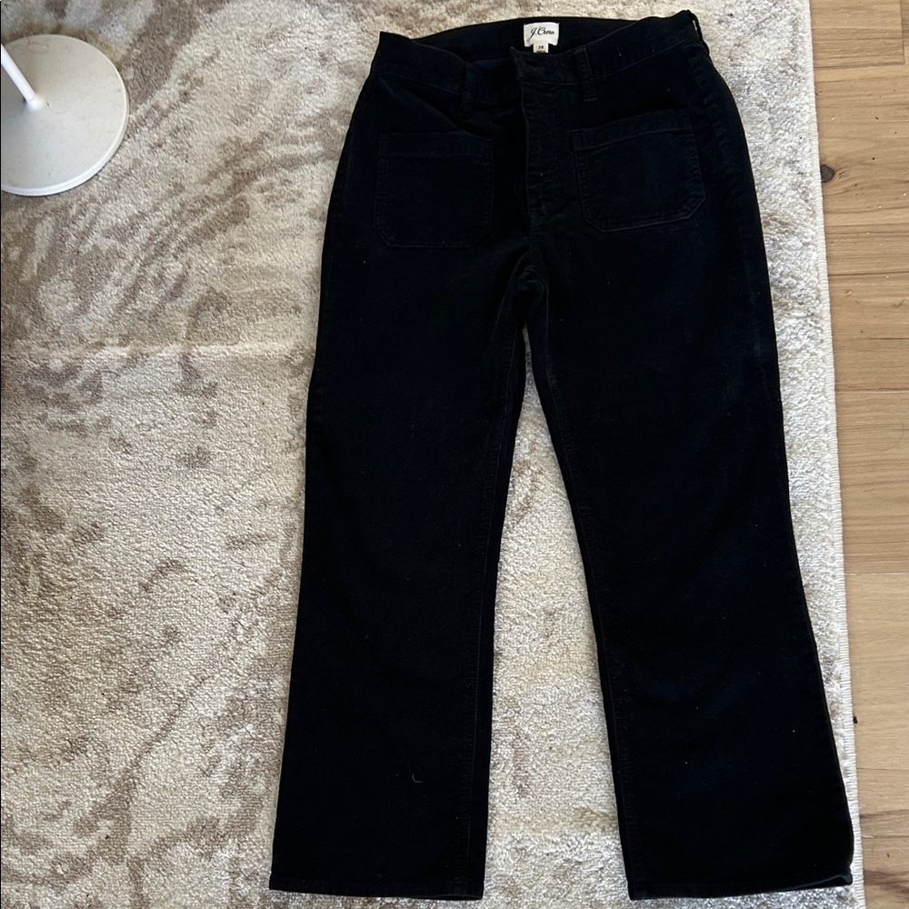 J. Crew Women's Straight Leg Black Jeans